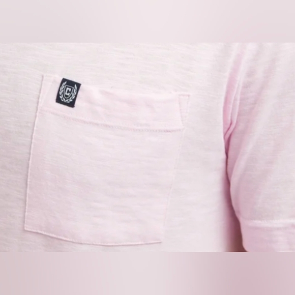 Chaps Men's Short Sleeve Soft Slub Jersey Pocket T-Shirt Size L Used Excellent - Picture 2 of 6